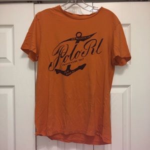 NWOT orange Ralph Lauren tee